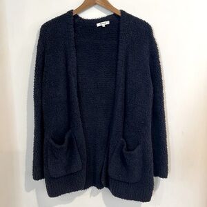 Madewell Navy Blue Cardigan with Pockets - Size M